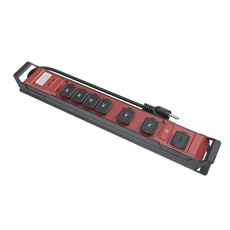 6 आउटलेट वाटरप्रूफ यूएसबी 3.4ए पावर स्ट्रिप 6 आउटलेट वाटरप्रूफ यूएसबी 3.4ए पावर स्ट्रिप